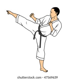 Karate man