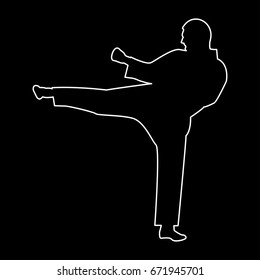Karate man   icon .