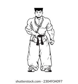 Cuadrícula de Karate para tatuaje o logotipo