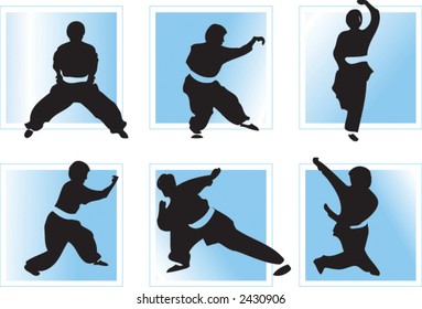 karate positions