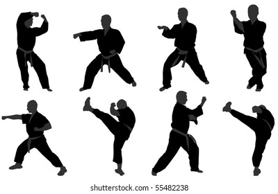 karate positions