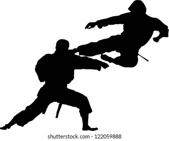 Karate Silhouette