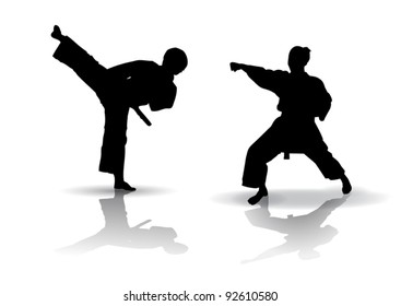karate Silhouette