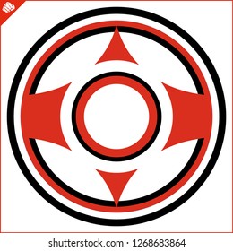 Karate simbol emblem.