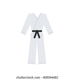 Karate Suit Icon Vector Illustration Stock Vector (Royalty Free ...