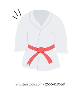 Karate uniform vector design in modern style