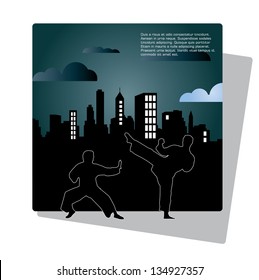Karate vector