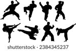 Karate vector For Print, Karate Clipart, Karate vector Illustration