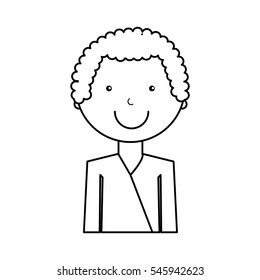 karateka avatar character icon vector illustration design