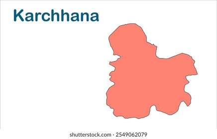 Karchhana subdivision map, Allahabad District, Uttar Pradesh State, Republic of India, Government of  Uttar Pradesh, Indian territory, Eastern India, politics, village, tourism