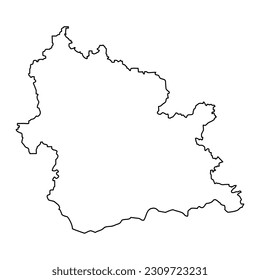 Kardzhali Province map, province of Bulgaria. Vector illustration.