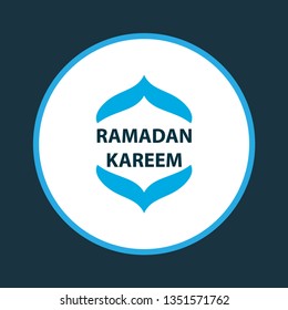Kareem icon colored symbol. Premium quality isolated celebration element in trendy style.