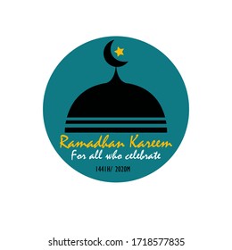 kareem ramadhan greeting card with round shape