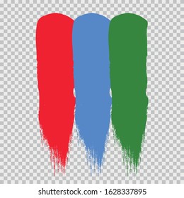 KARELIA national vertical flag vector on transparent background.