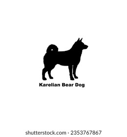 Karelian Bear Dog dog silhouette dog breeds Animal Pet