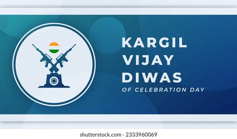 Kargil Vijay Celebración Vector Diseño Ilustración para Fondo, Afiche, Cartel, Publicidad