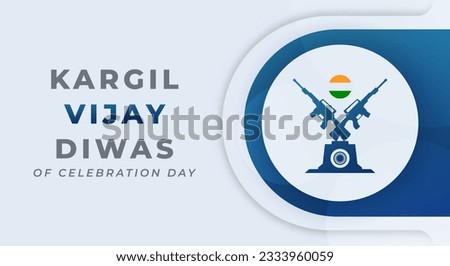 Kargil Vijay Celebration Vector Design Illustration for Background, Poster, Banner, Advertising