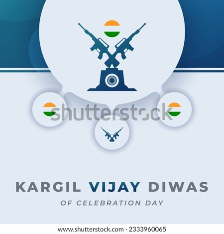 Kargil Vijay Celebration Vector Design Illustration for Background, Poster, Banner, Advertising