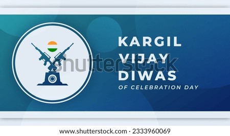 Kargil Vijay Celebration Vector Design Illustration for Background, Poster, Banner, Advertising