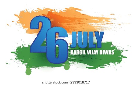 Kargil Vijay Diwas celebrated in India on 26th July. Happy Independence Day and Happy Republic Day celebrations