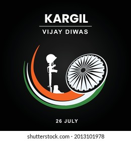 Kargil vijay diwas. vector illustration design.