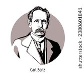 Karl Benz - German engineer, inventor of the world