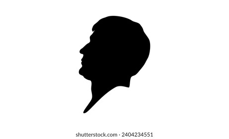  Karl Ferdinand von Graefe, schwarz, einzelne Silhouette