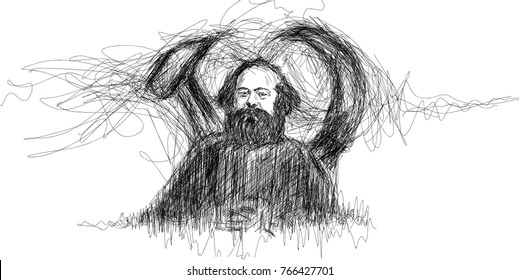 Karl Marx Sketch