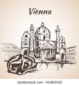 KARLSKIRCHE  -  St Charles Church in VIENNA