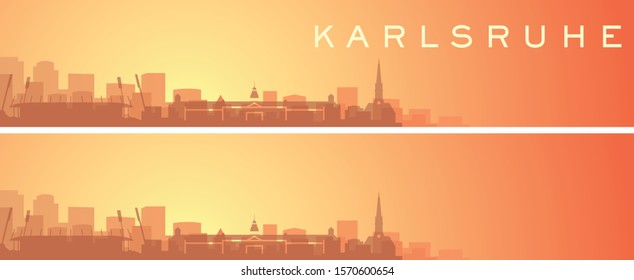 Karlsruhe Beautiful Skyline Scenery Banner