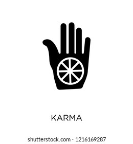 Karma icon. Karma symbol design from India collection. Simple element vector illustration on white background.