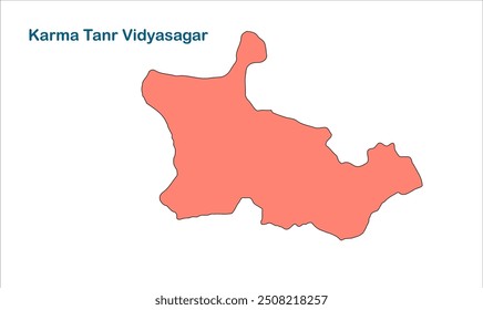 Karma Tanr subdivision map, Jamtara District, Jharkhand state, Republic of India, Government of Jharkhand, Indian territory, Eastern India, politics, village, tourism