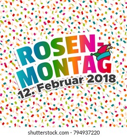 Karneval Rosenmontag 2018 - Carnival in Germany 2018.