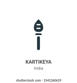 Kartikeya vector icon on white background. Flat vector kartikeya icon symbol sign from modern india collection for mobile concept and web apps design.