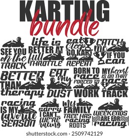 Karting Bundle - Karting Illustrations