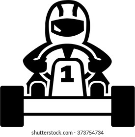 Karting icon frontview