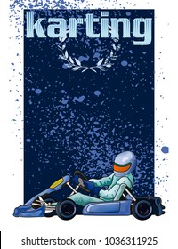 karting race background