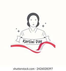 Kartini day banner design template
