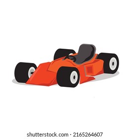 karts racing vector illustration on white background. eps format