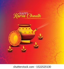 Karva Chauth is a one-day festival celebrated by Hindu women