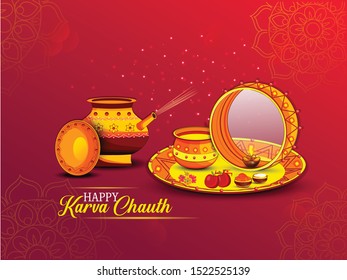 Karva Chauth is a one-day festival celebrated by Hindu women