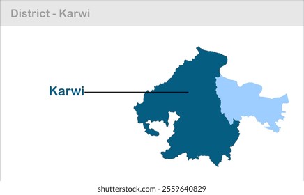 Karwi sub-district map, Chitrakooti District, Uttar Pradesh State, Republic of India, Government of  Uttar Pradesh, Indian territory, Eastern India, politics, village, tourism