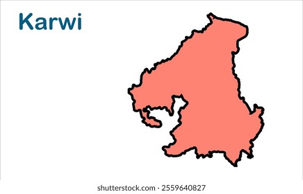 Karwi subdivision map, Chitrakooti District, Uttar Pradesh State, Republic of India, Government of  Uttar Pradesh, Indian territory, Eastern India, politics, village, tourism