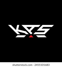 KAS letter logo vector design, KAS simple and modern logo. KAS luxurious alphabet design  