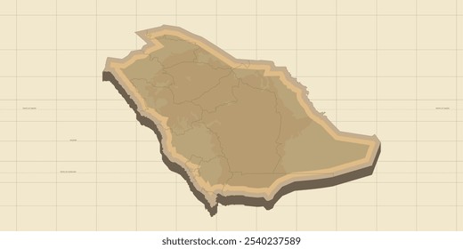 kas Map, Kingdom of Saudi Arabia Map ,stroke, Riyadh, editable stroke, editable line
