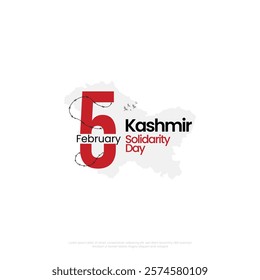 Kashmir solidarity day 5 February in Pakistan. social media post design.