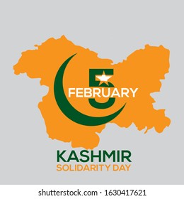 Kashmir Solidarity Day vector design