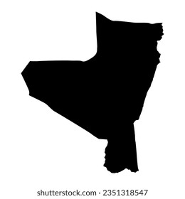 Kassala State map, administrative division of Sudan. Vector illustration.