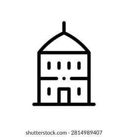 Kasseturm Weimar Germany Tower Landmark Architecture Icon Set