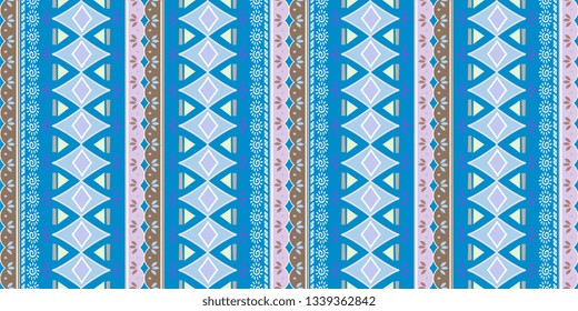 kat geometric folklore ornament. Tribal ethnic vector texture. Seamless striped pattern in Aztec style. Figure tribal embroidery. Indian, Scandinavian, Gypsy, Mexican, folk pattern trendy colorful